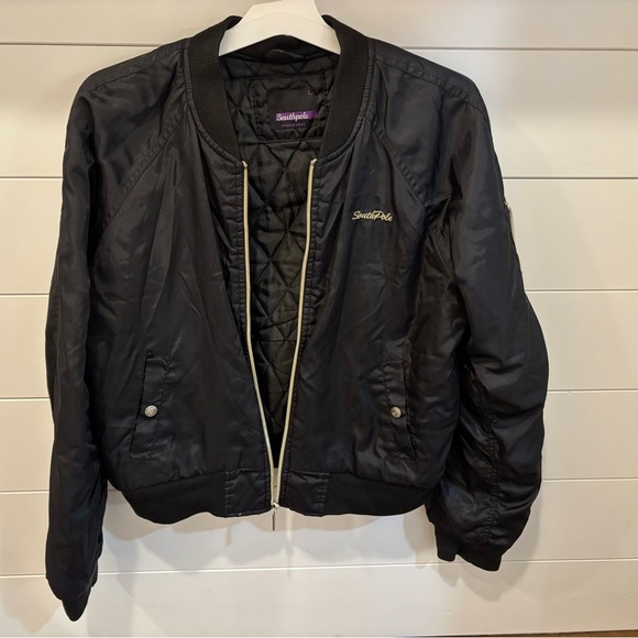 Southpole Quilted Black Jacket - Picture 1 of 3